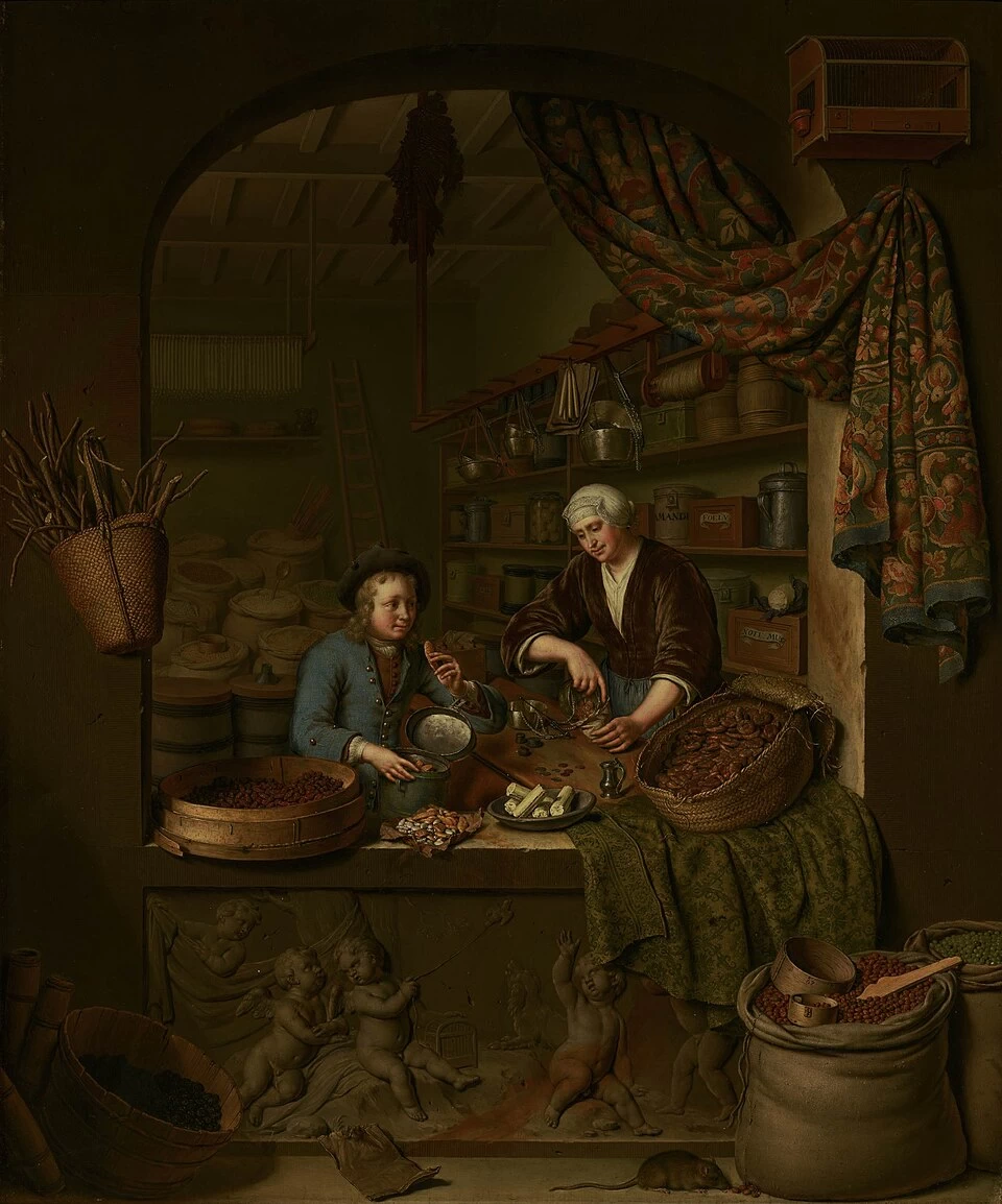 Negozio di alimentari - Koninklijk Kabinet van Schilderijen Mauritshuis